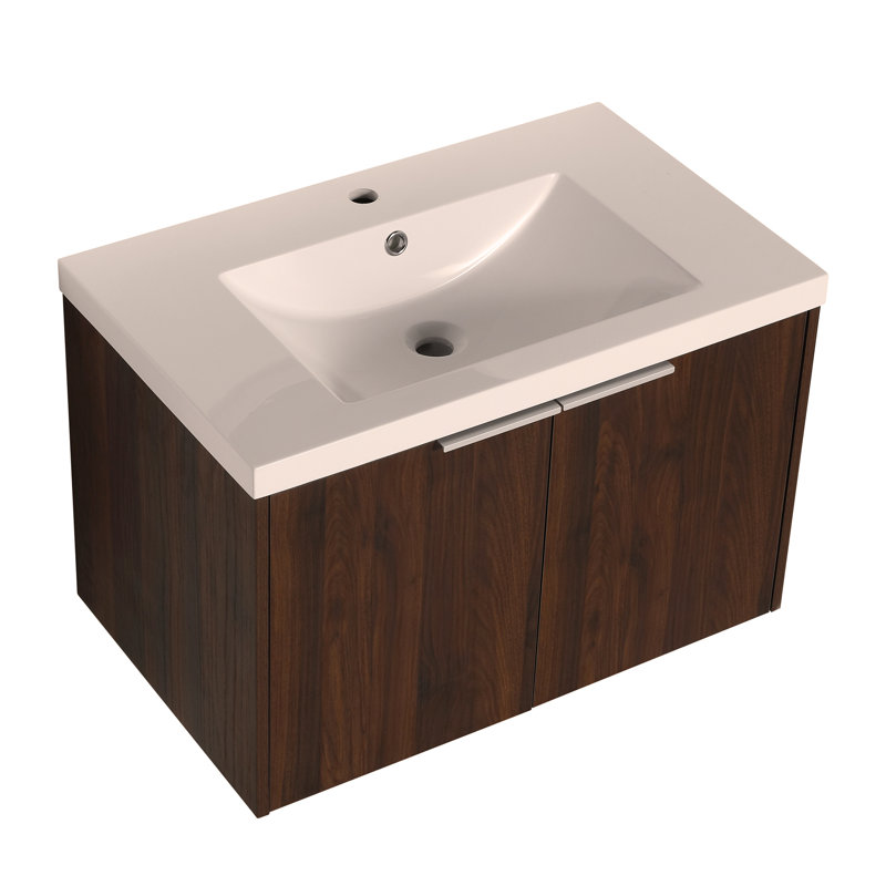 Meuble-lavabo avec lavabo Doors, 30 po pour petite salle de bain, 30 po x 18 po