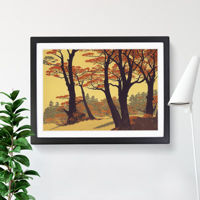 A Traditional Autumn Forest - Framed Print