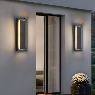 2 Packs Adali 15.7IN Dusk To Dawn Wall Sconce