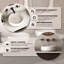 Lavabo vasque de salle de bain à surface solide en résine solide CASAINC-120778155