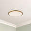 Plafonnier encastré à DEL à intensité variable en or brossé 13 po Brook-124959426-124959428