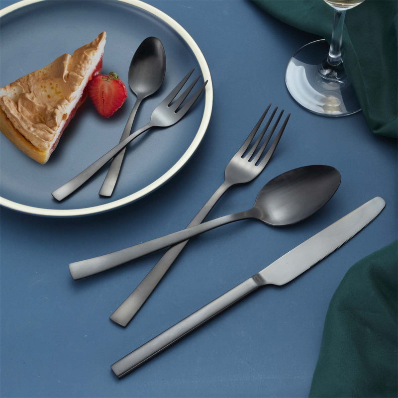 Cutlery Set, 6 Person Cutlery Set, 30 Piece Stainless Steel Cutlery Set