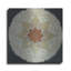 Art mural en métal luxueux «Starshine Mandala 1» par Candra Boggs, 24 po x 24 po-1706787292