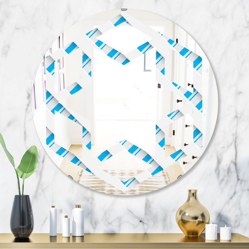Miroir mural Hexagon Star, 23,6 po x 23,6 po