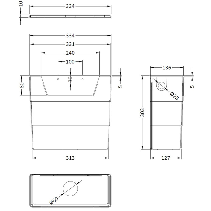 Nuie Ceramics Accessories 6L LPF Kit