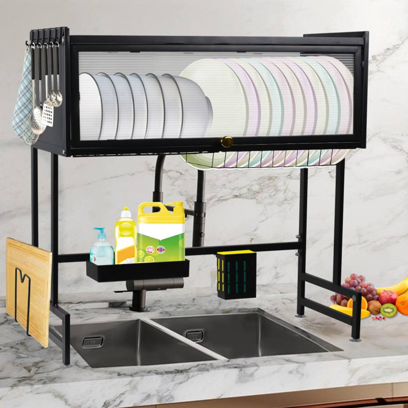 3 Tier Dish Rack (Black)