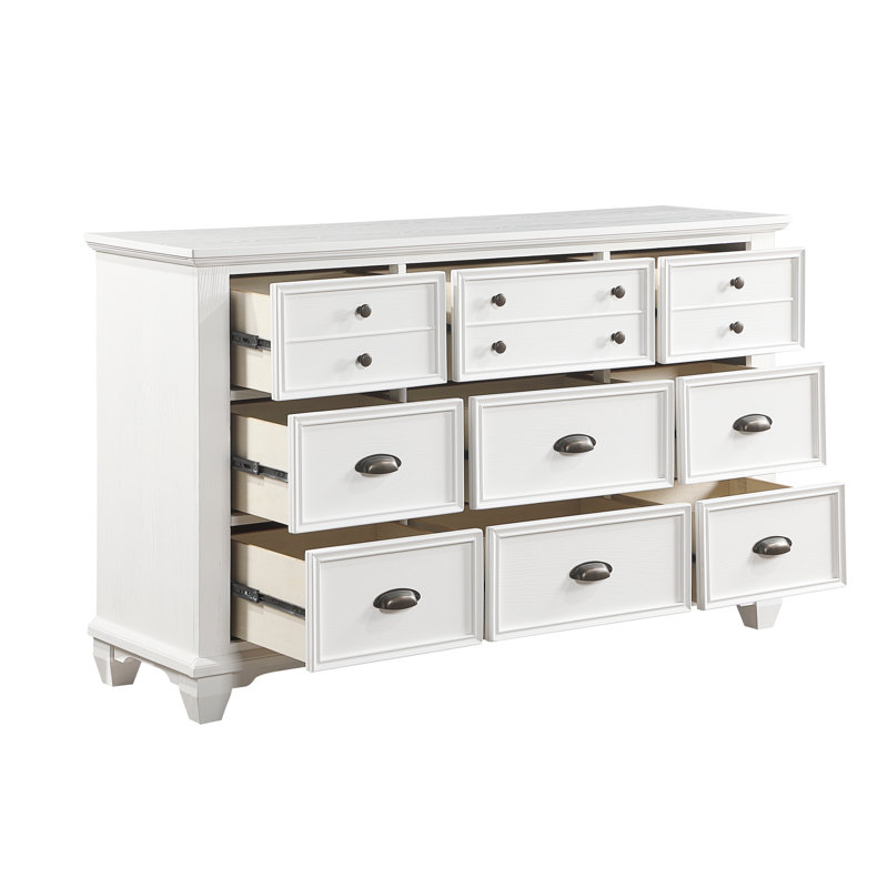 Commode 9 tiroirs Glendoria
