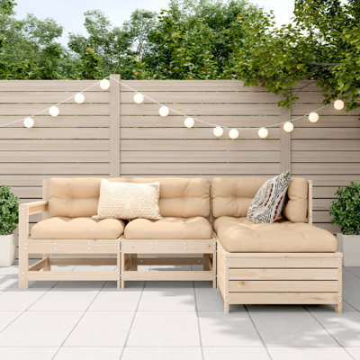 66cm Wide L-Shaped Patio Sofa