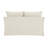 Shane Beige Linen Loveseat w/2 Pillows