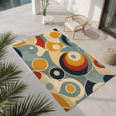 Tapis intérieur et extérieur Retro Pop