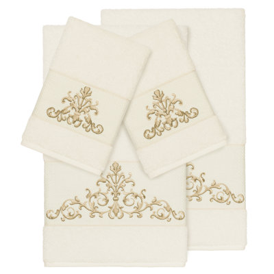 Ensemble de serviettes embellies