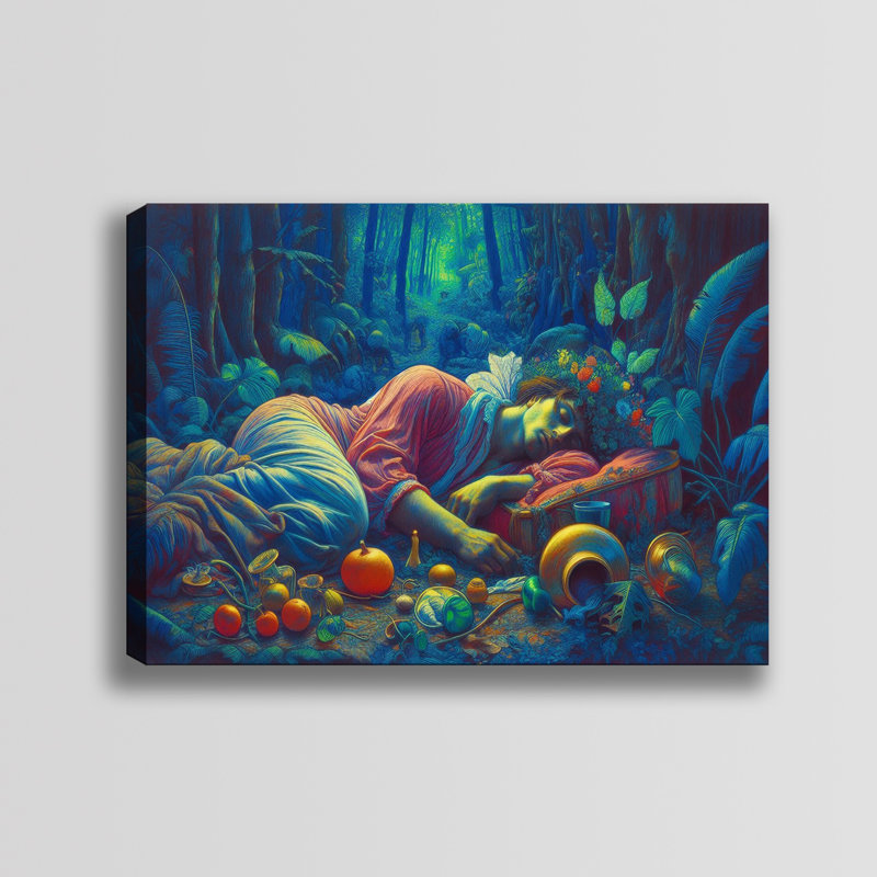 Superbe peinture sur toile décorative de 19,7 po x 27,6 po | 100% toile, cadre 100% bois (épaisseur: 1,2 po) | Parfait pour les amateurs de décoration intérieure et d'art