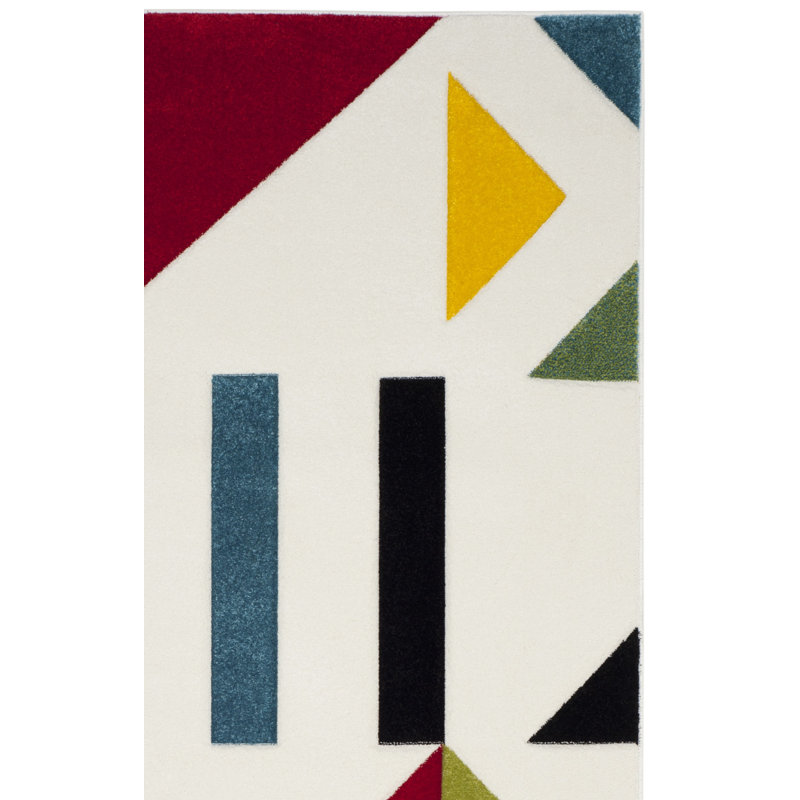Tapis géométrique Severs Performance, Rectangle 5 pi 3 po x 7 pi 6 po