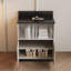 Independent Cabinet With Louvred Glass Chests