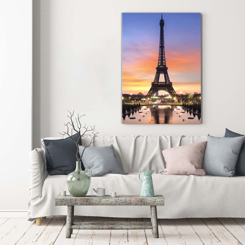 Eiffel Tower Paris - Wrapped Canvas Print