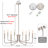 Farmhouse 8-Light Candle Chandelier For Kitchen, Living Room-1623496110