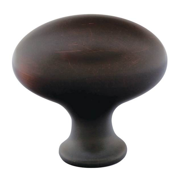 Egg Cabinet Knob, 1.75" H x 1" W x 1.625" D, Oil Rubbed Bronze