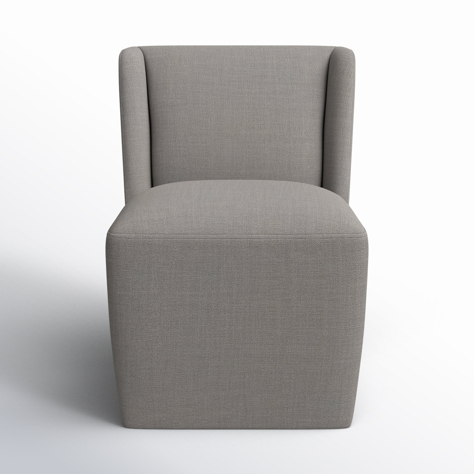 Ardeth Dining Chair, Effie Flint Performance Linen, 33" H x 23.23" W x 26" D