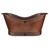 Premier Copper Products BSP5_BTD67DBOF Bathtub And Drain Package