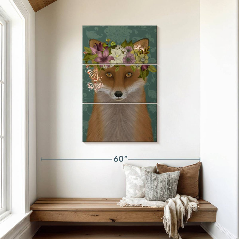 Bohémien renard ronce, H 45 po x l 28 po