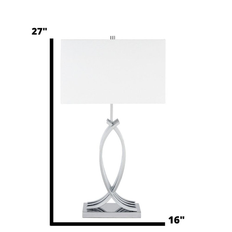 Lampe de table standard métallique 28 po Rondon