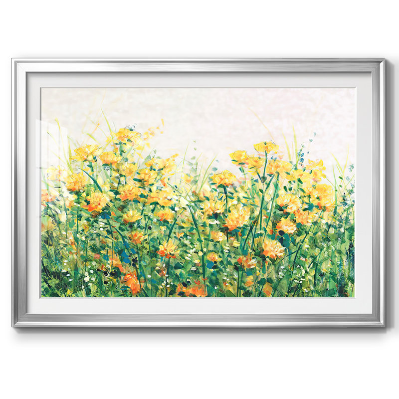 Jardin en fleurs III, Argent, H 30 po x l 44 po x P 1,5 po