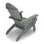Chaise Adirondack d'extérieur en PEHD LuXeo Westwood-66400669