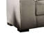 Canapé Edison, tissu gris, 4 coussins décoratifs, accoudoirs, 101 po