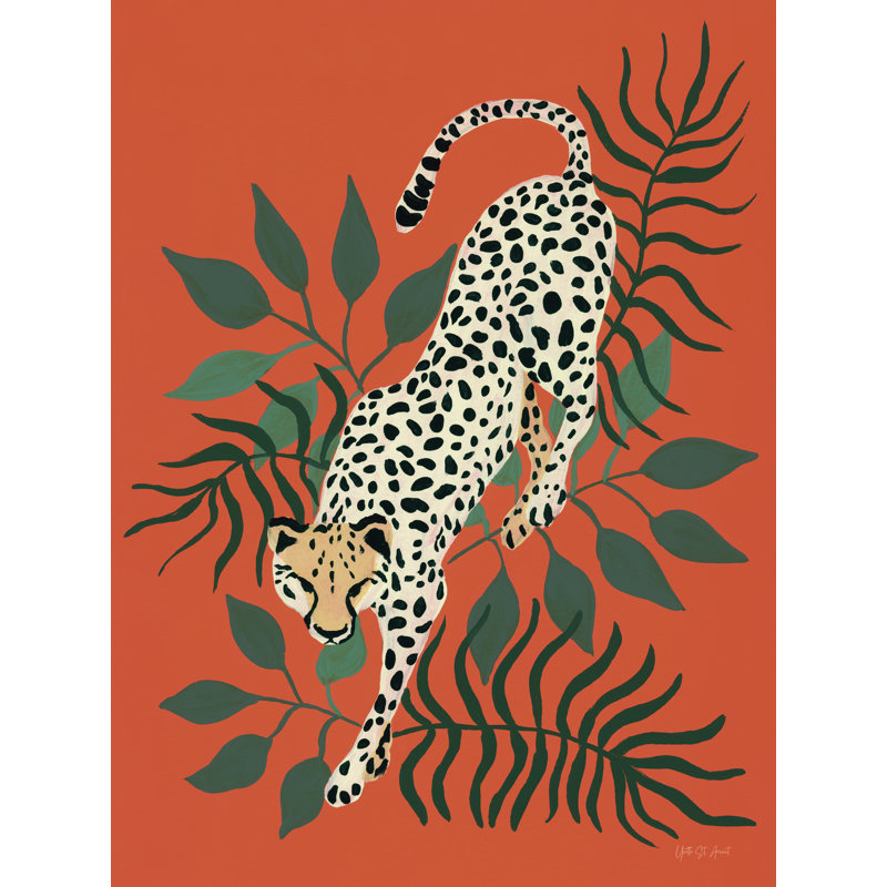 Guépard rôdant par Yvette St. Amant, H 32 po x l 24 po