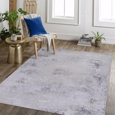 Tapis décoratif lavable, à poils courts, antidérapant, antidérapant, pliable, adapté aux enfants et aux animaux de compagnie