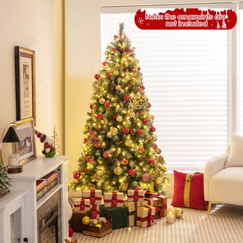 Lighted Artificial Christmas Tree