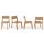 Ensemble de chaises d'extérieur en osier (ensemble de 4)-2089387301
