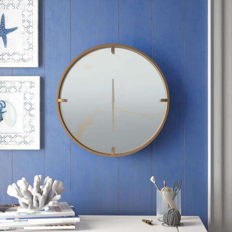 Horloge murale Nena Michele, H 19,7 po x l 19,7 po x P 2,6 po