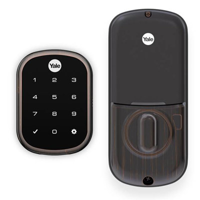 Real Living Key Free Assure Touchscreen Deadbolt with ZigBee