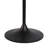 Modern Glam Metal And Marble Accent Table With Sleek Round Top And Textured Pedestal Base-1582226943-1582226936