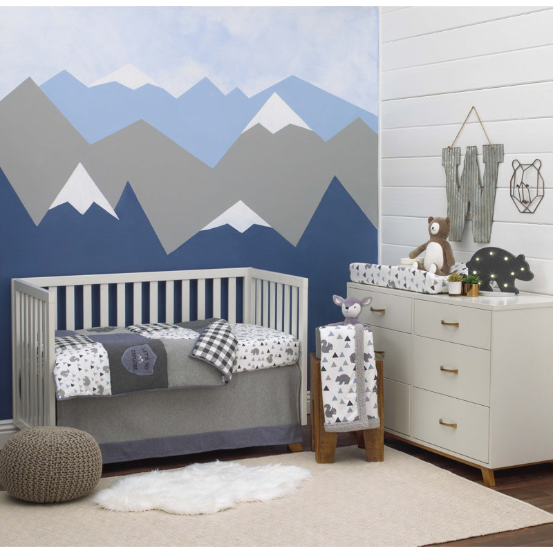 Drap-housse pour lit de bébé 100% coton Zeus Mountain