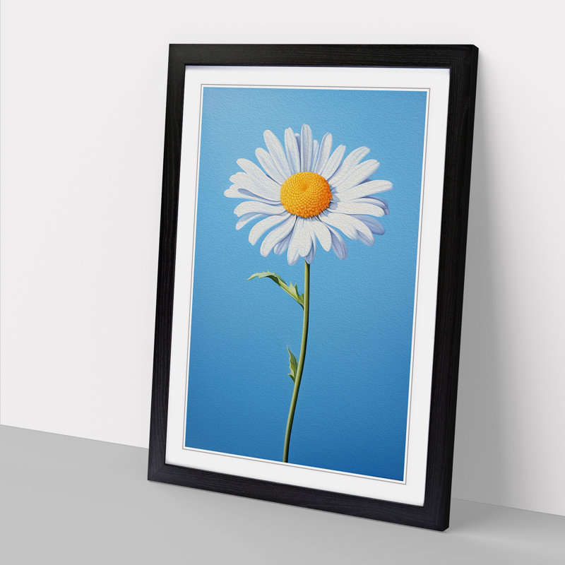Single Picture Frame Print on Wood, Black Framed, 46cm H x 34cm W