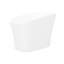 Baignoire autoportante, 51 pouces, surface solide, blanc mat, moderne et élégant, pour petites salles de bain, style de surface, finition de qualité, décor de salle de bain