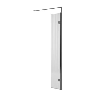 322 mm W Walk In Frameless Wet Room Glass Screens