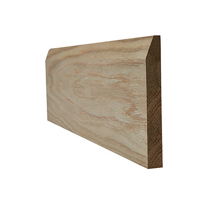 220cm L Wall Base in Oak