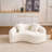 Full Sponge Chenille Curved Compression Double Sofa-68344662