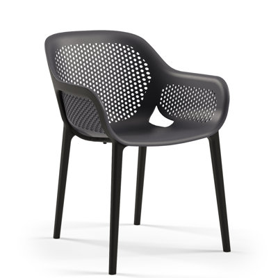 Ahria Outdoor Stacking Dining Armchair