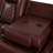 83.5" Breathing Leather Power Recliner Sofa With Middle Drop-down Table-556123386