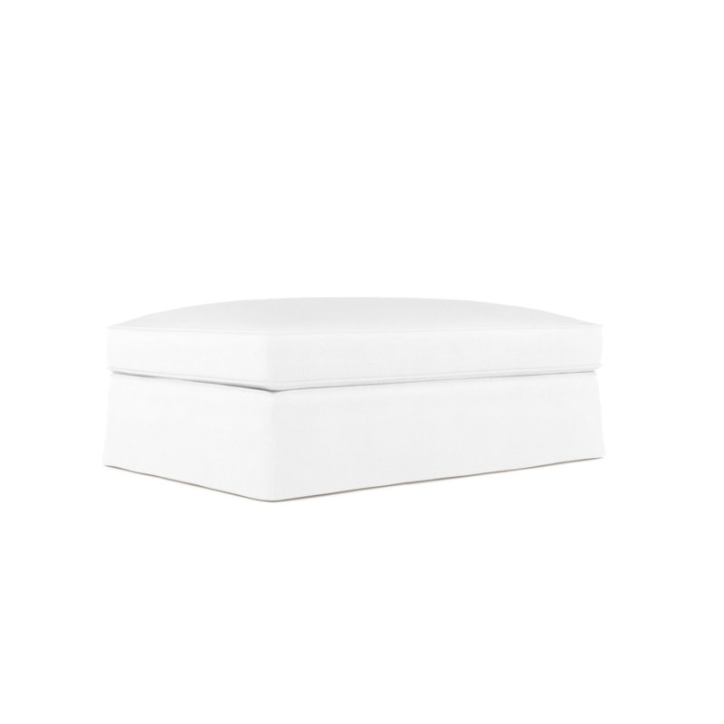 Repose-pieds Mulberry, Naturel, Cuir vieilli cognac