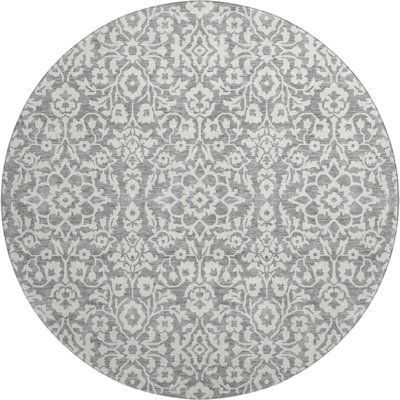 Premium Machine Washable Prisco Gray Rug