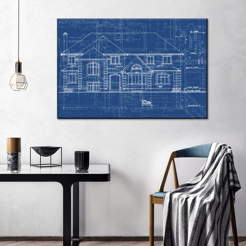 House House, reproduction d'art sur toile tendue, H 30 po x l 45 po x P 1,25 po