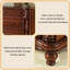 Armoire de rangement à 47 tiroirs de 47,24 po en bois massif de style américain
