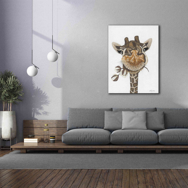 «Red Giraffe Studio» par Ashley Justice, estampe numérique sur toile Red Barrel Studio®, H 54 po x l 40 po x P 1,5 po