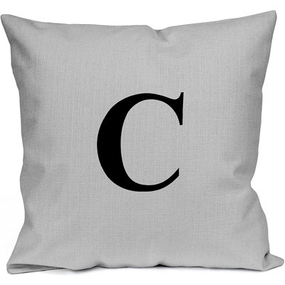 Blayson Black Square Throw Pillow Cover