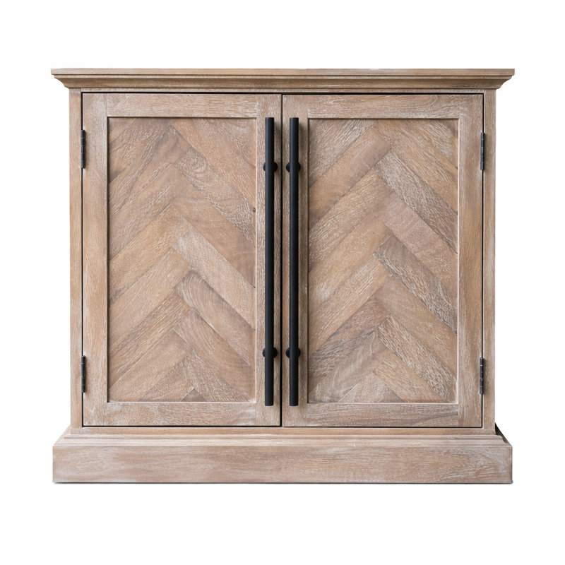 Machla Solid Wood Accent Cabinet